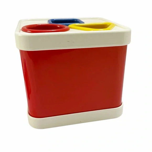 Ambi Toys | Vintage Lock Box Shape Sorter Toy Key Colorful Baby Learning - Picture 6 of 8